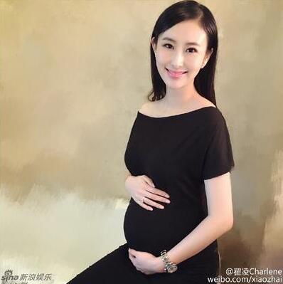 车模兽兽挺孕肚逛街 婚后定居在加拿大(图)