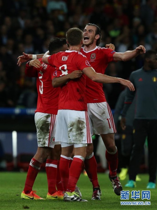欧锦赛四分之一决赛:威尔士3比1胜比利时