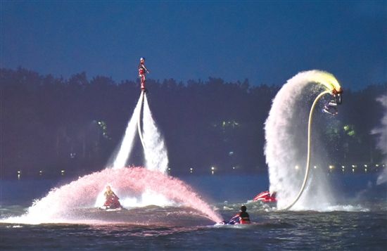 宝泉水上飞人表演在哪【相关词_宝泉水上飞人】