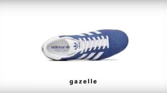 ���Ѭ擄��GAdidas���N���A�o���n�����O60�~�N��Gazelle