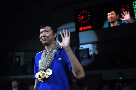 (体育)(1)篮球--王治郅退役仪式在北京举行