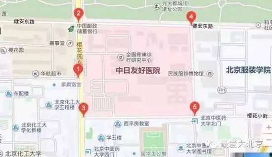 车主注意!最新北京限行路段地图