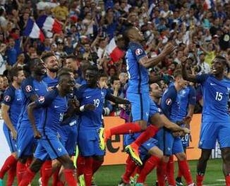 法国2:0晋级决赛 C罗格里兹曼将对抗 2016欧洲