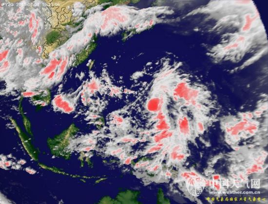 2016年第1号台风尼伯特高清卫星云图