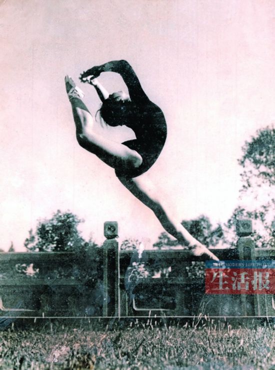 广西第一位女子体操运动员容栖栖 天生会劈叉