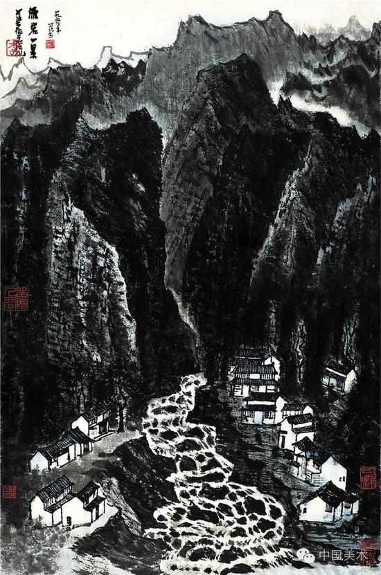 李可染绘画秘籍:从六个方面讲山水画技法