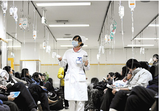 山东部分医院取消门诊注射室 首日患者减九成