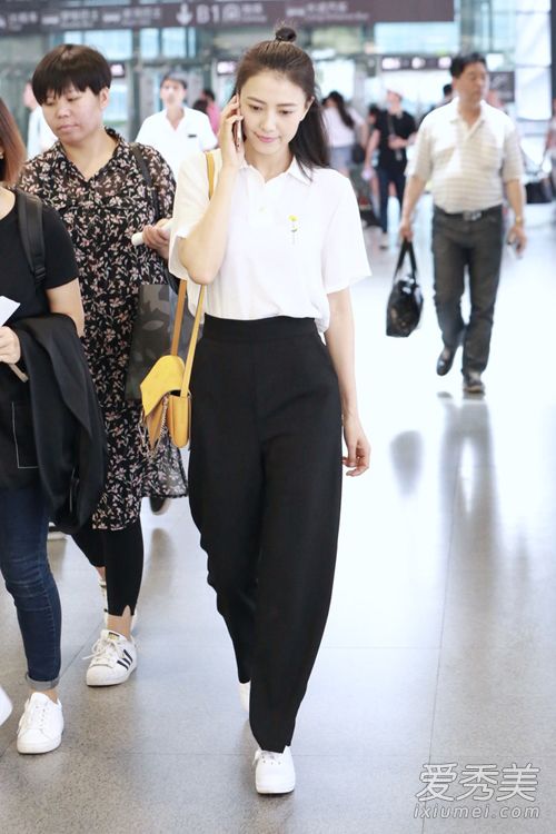 杨幂高圆圆刘诗诗 当红花旦机场私服街拍PK