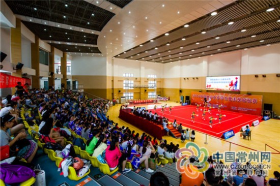 常州举办中小学健美操比赛 近700人参加
