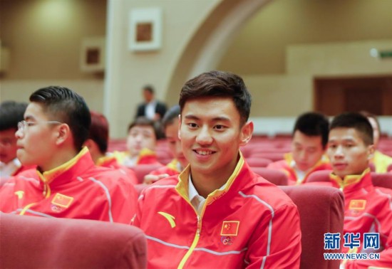 (组图)中国奥运军团成立 宁泽涛榜上有名破传言