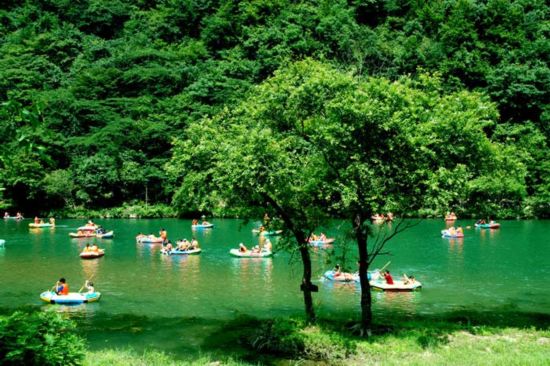 2016夏合肥最好漂流咸肉玩安徽八大漂流包子菜周边图片