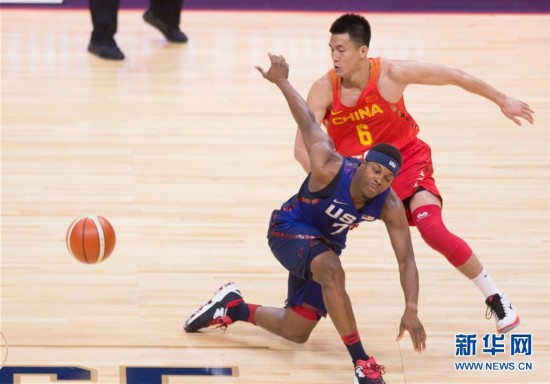 中国男篮奥运热身赛49分不敌美国梦之队