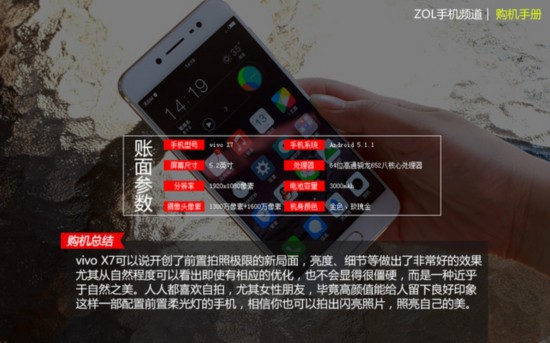 ������ľ��缫�� vivo X7�����ֲ�