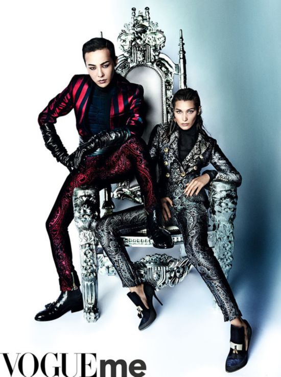 BIGBANG权志龙霸气登杂志封面 搭超模展王者