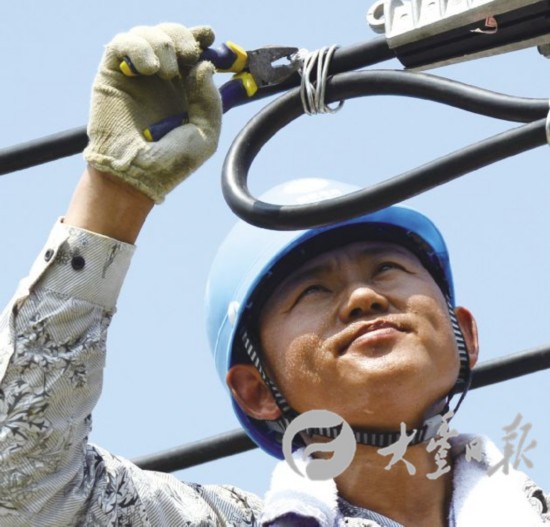 高温 袭城 盐城大丰各部门筑起 清凉屏障