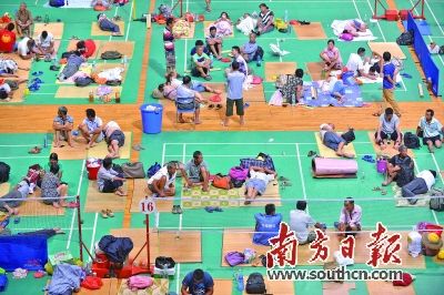 广东临时安置64.5万人次 各地开放应急避护场