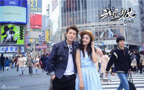 旋风少女第二季樱花海报 池昌旭陈翔上演安悦溪“争夺战”--黑龙江频道--人民网