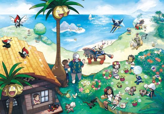 《pokemon sun and moon》全新小精灵曝光 旧版小精灵