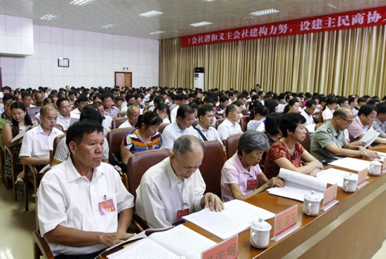 大新县第十七届人民代表大会第一次会议开幕