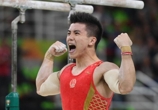 体操男子团体决赛:中国队获铜牌