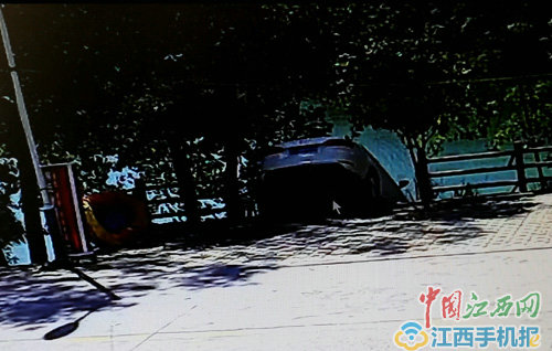 轿车冲入水库:萍乡五勇士跳水救出一家四口
