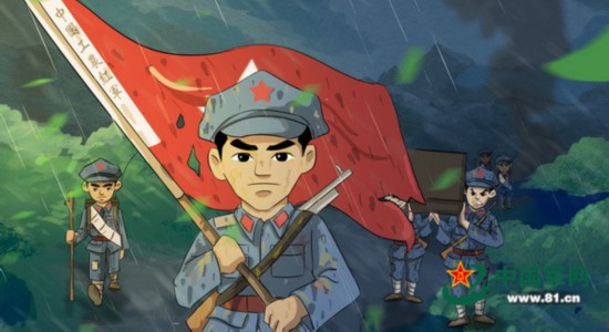 长征系列漫画故事①血战湘江护电台(组图)