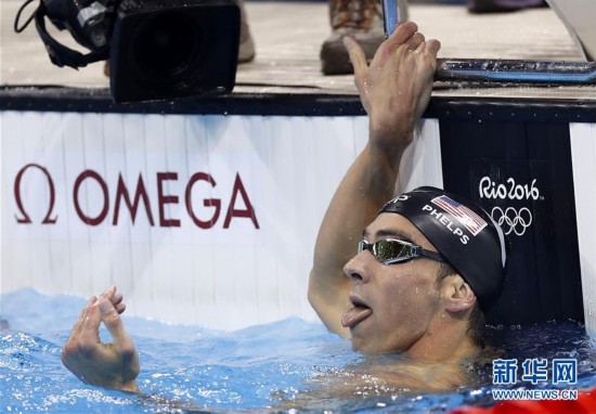 一个人20枚金牌!男子200米蝶泳菲尔普斯夺冠