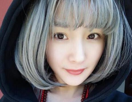 杨幂扮性感美个性v性感白发女生明星冷艳性感造型白发像网头少女头像图片