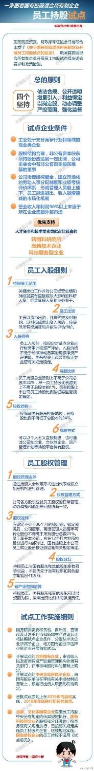 一張圖看懂國有企業員工持股試點