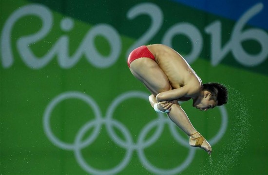 里约奥运会跳水男子10米台:陈艾森夺得金牌