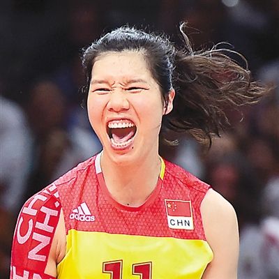 女排姑娘,神了!