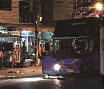 扬州一旅游团在泰国遇车祸