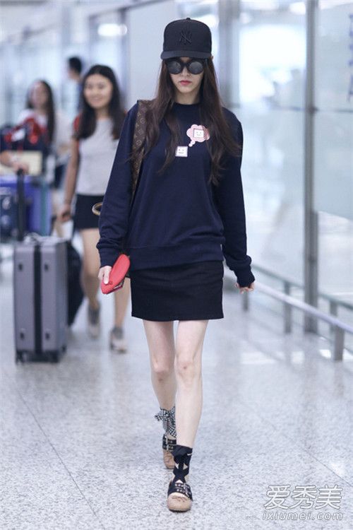 宋茜唐嫣张天爱高圆圆 女星街拍教你穿卫衣