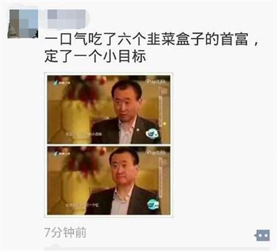 王健林小表情成为走红新目标先挣一个亿引表情作文包甲骨文图片