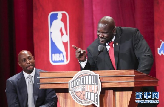 2016美国篮球名人堂入堂典礼 姚明发表入选演讲