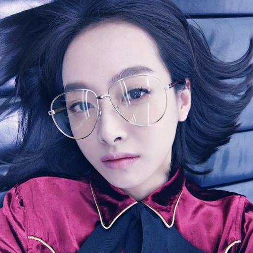 刘诗诗知性宋茜时尚赵丽颖可爱 女星戴眼镜谁