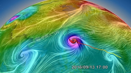 高清彩图:不一样的角度看台风莫兰蒂