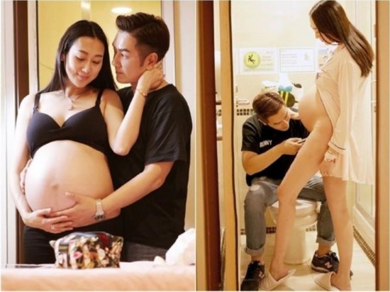 赵文卓第三胎女儿正面照曝光 明星夫妻爱拍合体照