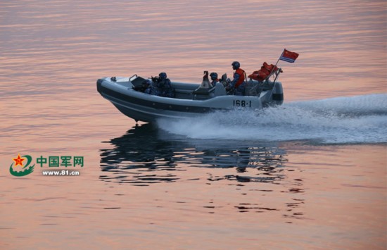 中俄海上联合演习首个科目:锚地防御战打响(组