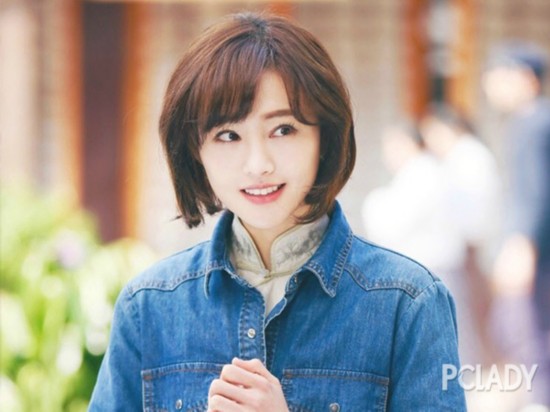 翡翠恋人郑爽发型:空气刘海造型又要美出新高