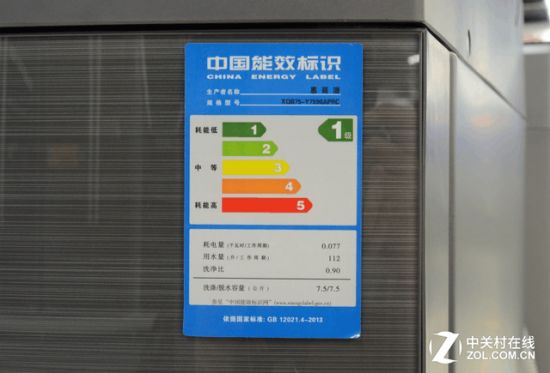 洗衣機(jī)產(chǎn)品的能效標(biāo)識(shí)