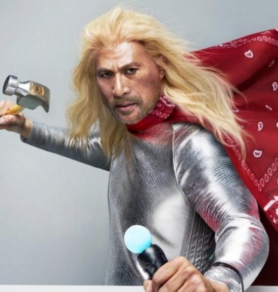 官方逼死同人系列! 徐锦江扮雷神完美神还原--湖南频道--人民网