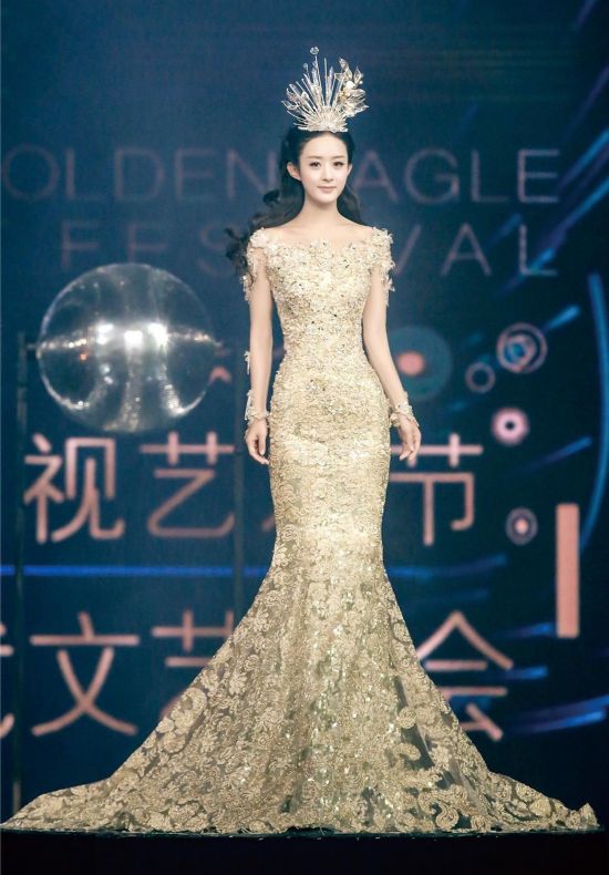 郑爽PK古力娜扎唐嫣Angelababy 2016年金鹰