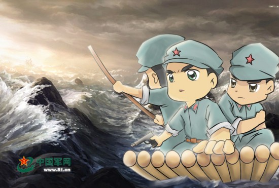 画说长征|八角帽红小鬼系列之八 在桌面上和