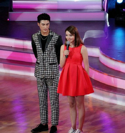 姜潮麦迪娜公开恋情 姜潮麦迪娜恋情回顾(组图