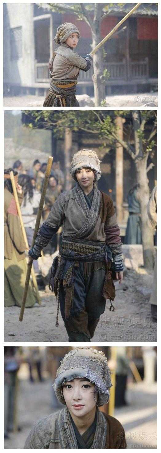 女星乞丐造型 baby最美娜扎不忍直视 江一燕认不出