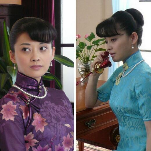 两岸旗袍爱好者明代古街走秀 细数影视剧中着旗袍装靓丽女星