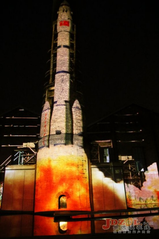 景德镇陶溪川:上演潘多拉大型裸眼3D灯光视觉