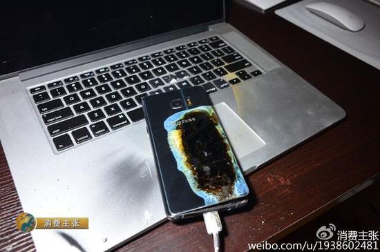 ���б�ըNote7�ֻ���ⱨ���¯��ϵ�����ȼ ���ⲿ���� 