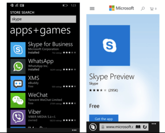 ΢SkypeӦֹ֧ͣWP8/8.1ϵͳ 